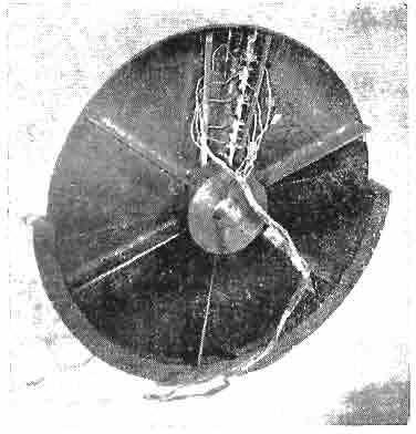 Rys. 6 Naprę ż eniapromieniowe w ż ebrze (8-0, M = 2000 kg/ cm ) 0,4 0,5 0,B 0,7 0,8 0,9 W p 0,25 0,4 0,5 0.