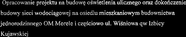 budonicta jednorodzinnego OM Morele i czeicioo ul.