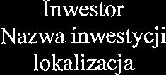 \\'\'KhZ IWESTYCJI GMIYCH JEl I I Inestor aza inestycji