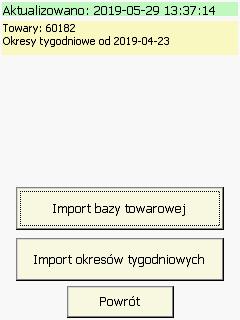 E-CADENCIER - dodano import i obsługę danych o sprzedaży (z ostatnich 12 tygodni).