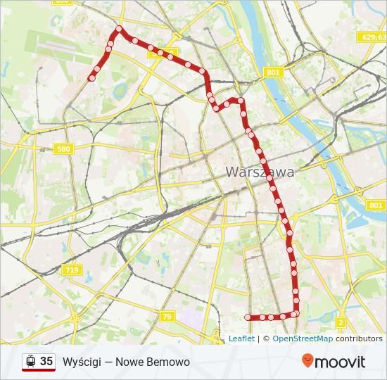 Kierunek: Zjazd Do Zajezdni Mokotów 38 przystanków WYŚWIETL ROZKŁAD JAZDY LINII Nowe Bemowo 09 Pętla Nowe Bemowo, Warszawa Piastów Śląskich 05 Ogrody Działkowe Bemowo 05 Conrada 06 Al.