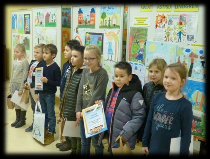 Konkurs Świat Astrid Lindgren rozstrzygnięty Dnia 13 grudnia odbyło się rozdanie nagród w Gminnym Konkursie Plastycznoczytelniczym Świat Astrid Lindgren.
