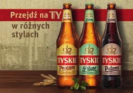 zł/1 l 3 49 Piwo Tyskie Pilzne, Pszenne, Palone 500 ml butelka zwrotna 5,78 zł/1 l 8 88 10