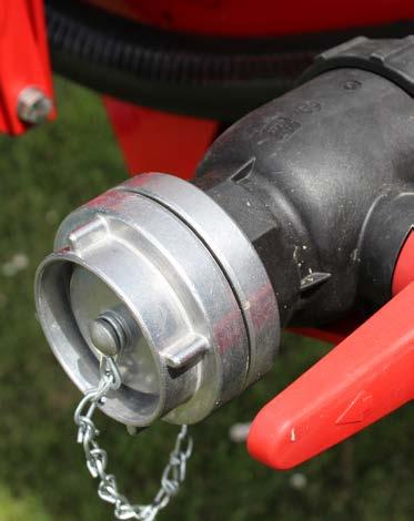 Przyłącze hydrantowe Przyłącze hydrantowe służy do napełniania zbiornika opryskiwacza wodą pod ciśnieniem.