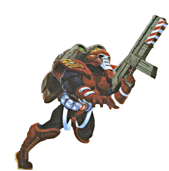 Marsjańskie Banshee Oddział elitarny - Wariant Strzelecki Rozmiar Minimalny/Maksymalny: 5/10 Próg Morale: 3 1 specjalista na 3 nie-specjalistów 9 11-13 3 1 5 3/5 20 2 32 Wyposażenie: Karabin