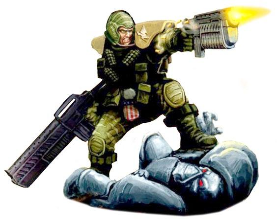20 2 38 Wyposażenie: Karabin Szturmowy M50, Pistolet Sherman.