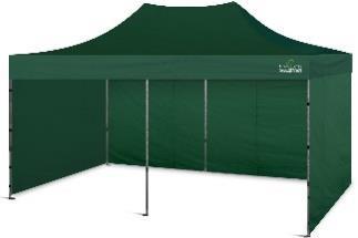 7 Namiot promocyjny 6x3 8 Rollup dwustronny szer.100 cm 6x3 [m] Szerokość: 100cm Wysokość: 200cm Stelaż namiotu wykonany z aluminium o ekspresowym systemie rozkładania. Dach z prostą falbaną.