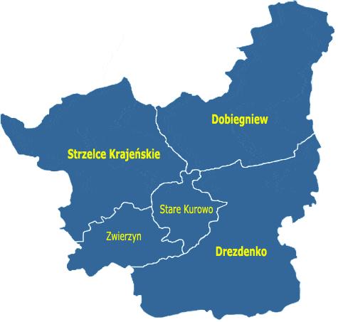 Lokalizację gminy na tle województwa lubuskiego oraz powiatu strzelecko-drezdeneckiego przestawiono na Rys. 1 i Rys. 2. Rys. 1. Powiaty województwa lubuskiego źródło: www.gminy.pl Rys. 2. Powiat strzelecko-drezdenecki źródło: www.