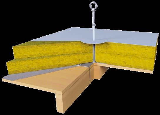 Punkty kotwienia dla konstrukcji drewnianych Bezpieczeństwo na dachach płaskich Szeroka oferta umożliwia kotwienie do różnych konstrukcji podłoża Wykonanie wszystkich elementów ze stali nierdzewnej