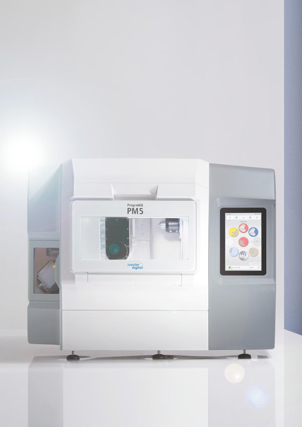 Obydwie maszyny PrograMill PM3 i PM5, zapewniają idealną wydajność dla cyfrowego laboratorium techniki dentystycznej.