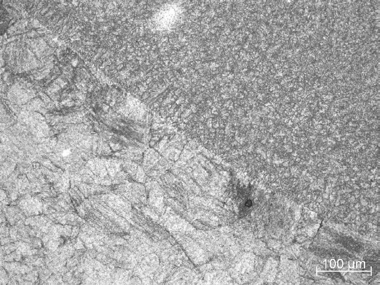 A view of cams of coke screening plant with clads produced on the working surface by the cored wire EnDOtec DO390N c) c) d) d)