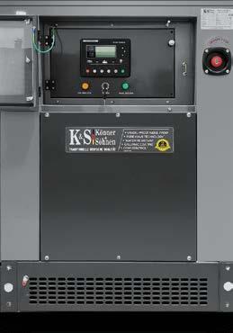 PRĄDOTWÓRCZA STACJA Z SILNIKIEM DIESLA KS 22-3F/GED serii HEAVY DUTY Silent Diesel Generator Generator prądu z silnikiem Diesla KS 22-3F/GED o mocy nominalnej 20 kva to: - niskoobrotowy ( obr/min)