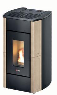 widok z przodu piecyka 66,5 kg L 51,9 - P 50,2 - H 96,2 cm 0,25 m³ 13,5 Tylny wylot spalin 22,8 Ø 60 mm 23 19,9 Kość