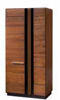 Kolorystyka: dąb antyczny/dąb czekoladowy + czarne szkło połysk + czarny Wykończenie powierzchni: lakier PORTI 80 lustro mirror W x H x D 110 x 64 x 4 cm 110 x 64 x 4 cm Wykonanie: