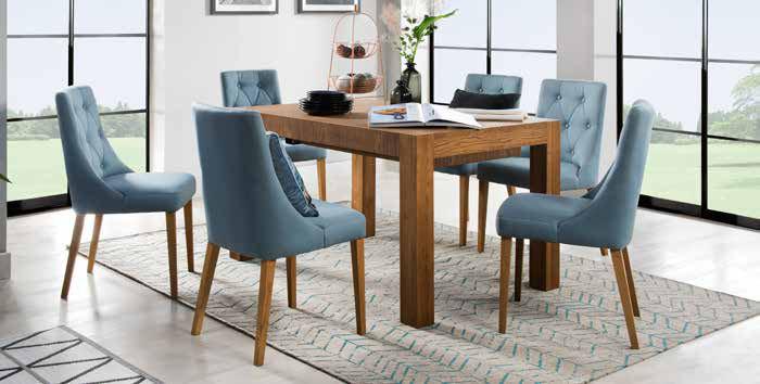/185 / 230 x 78 x 95 cm 140 /185 / 230 x 78 x 95 cm dąb rustical olejowany, lakier UV oiled rustical oak dąb rustical