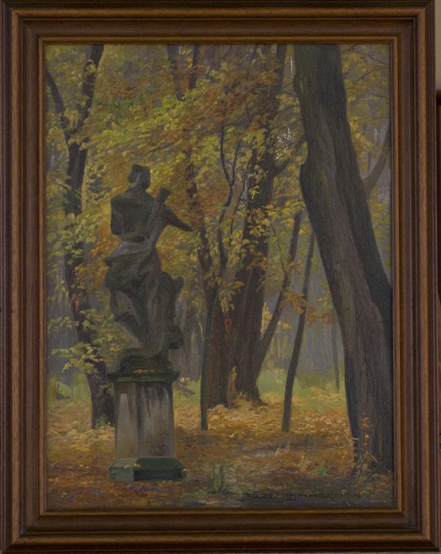Antoniego Austina w Parku Sielce pod Warszawą. Dwukrotnie uczestniczył w Kursie Wakacyjnym dla nauczycieli rysunków w Bydgoszczy w 1923 r. i w Krakowie w 1925 r. 3.II.1927 r.