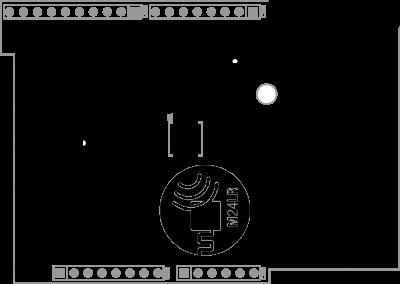 Energy harvesting In chip M24LR64E-R embedded function of energy harvesting