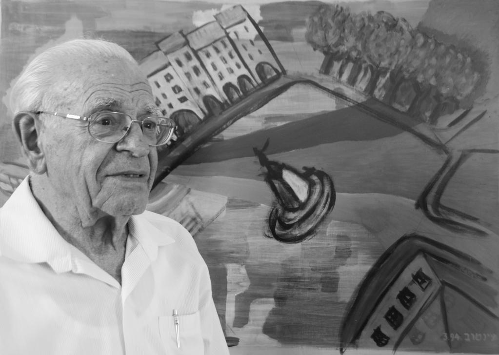 Josef Eyntov W 1938 roku ukończył szkołę budowlaną w Przemyślu i starał się o wyjazd do Palestyny. Niestety nie zdążył wyemigrować przed wybuchem wojny.