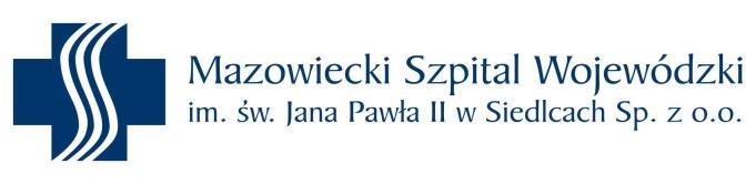 Dział Zamówień Publicznych i Zaopatrzenia 08-110 Siedlce, ul. Poniatowskiego 26 tel. (0-25) 640-32-99, fax. (0-25) 640-32-63 www.szpital.siedlce.pl FZP.2810.33.