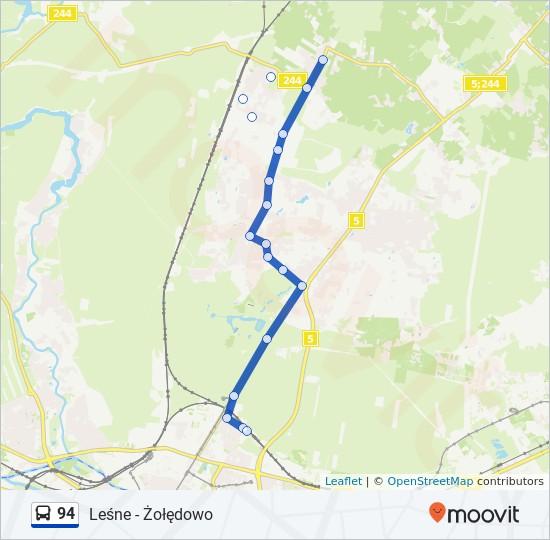 Kierunek: Żołędowo - Szkoła 19 przystanków Leśne Modrzewiowa - Gdańska 4 Ulica Las Gdański Myślęcinek Jeździecka - Gdańska 2 Jeździecka, Poland Jeździecka - Ogród Botaniczny 8 Ulica Bażancia, Poland