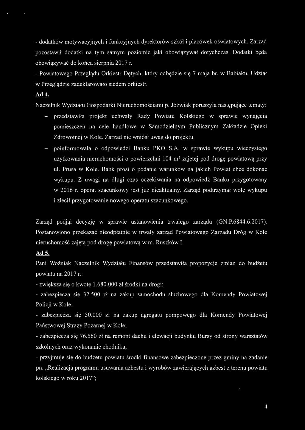 Naczelnik Wydziału Gospodarki Nieruchomościami p.