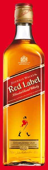 WHISKY JOHNNIE WALKER RED LABEL 40% 700