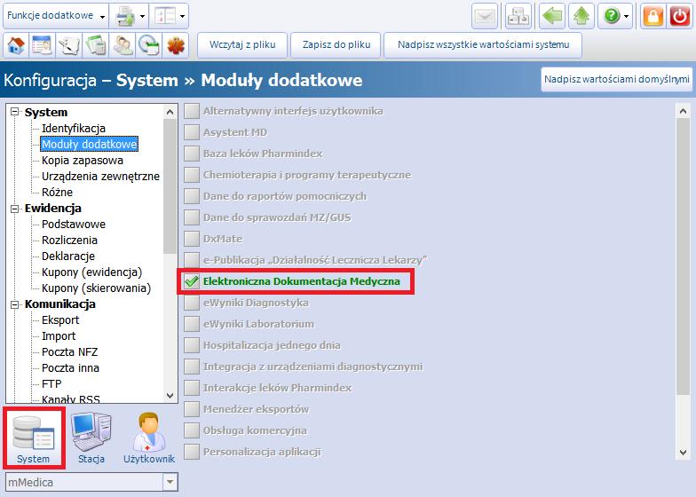 Rozpoczęcie pracy z modułem Rozdział 2 Rozpoczęcie pracy z modułem Aby rozpocząć pracę z Modułem "Elektroniczna Dokumentacja Medyczna" należy: dokonać zakupu modułu na stronie Centrum Zarządzania