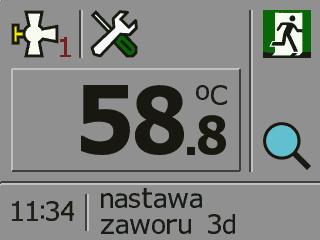 1 2 3 3 - Siłownik zamykanie 1 - Siłownik wspólny 2 - Siłownik otwieranie Ustawianie parametrów temperatury zaworu lub jej edycji można dokonywać z