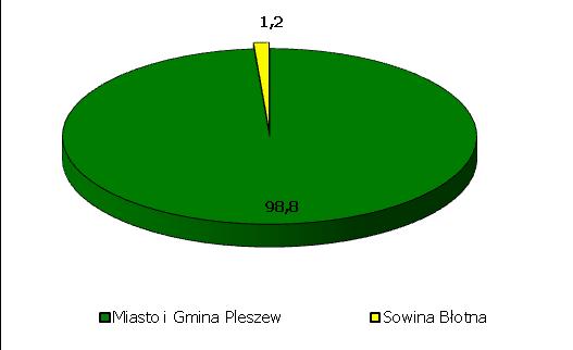 W strukturze mieszkańców dominują osoby w wieku produkcyjnym 66,1% oraz przedprodukcyjnym 20,0%. Udział osób w wieku poprodukcyjnym wynosi 13,9%.