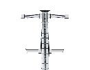 SŁUP DWUTOROWY SERIA SRFV TYP P/I dla naciągów normalnych (0 poziom obostrzenia) AFL-6 40 mm 7,5 kn W W h 300 300 3300 AFL-,7 70 mm 0 kn 30 m 400 m 370 m 78-80 S355J [m]