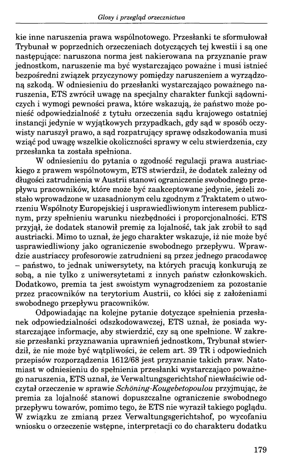 kie inne naruszenia prawa wspólnotowego.