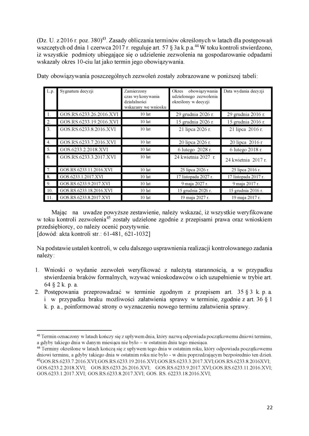 (Dz. U. z 2016 r. poz. 380)43. Zas