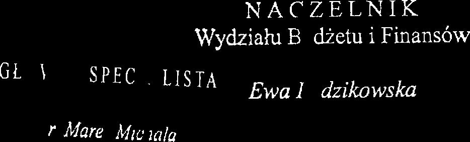 ) przylmuye się projekt wieloletnią pronozy