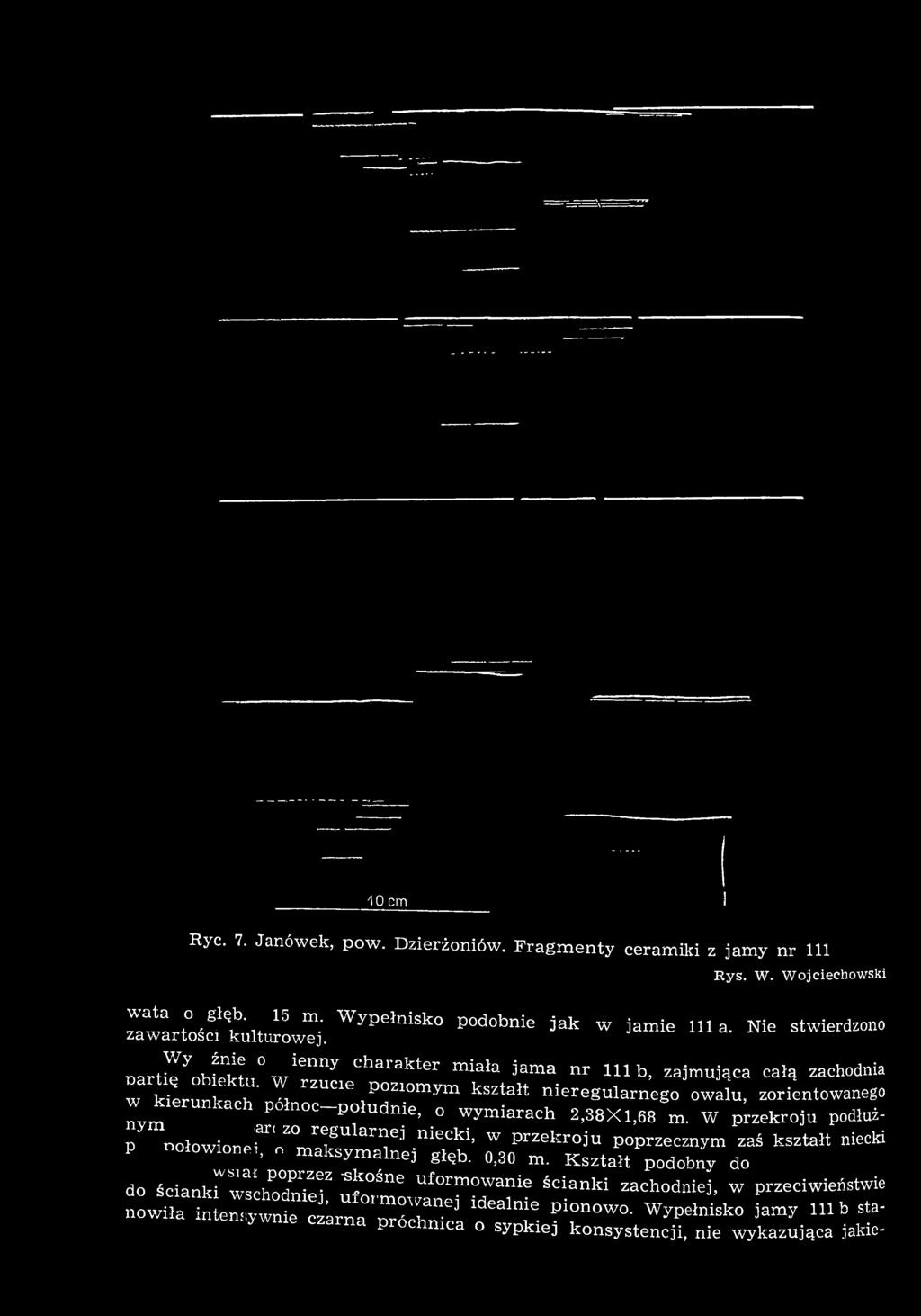 W przekroju podłużp nołowi O I,ef 2 0 r f Ular "ei niecki.