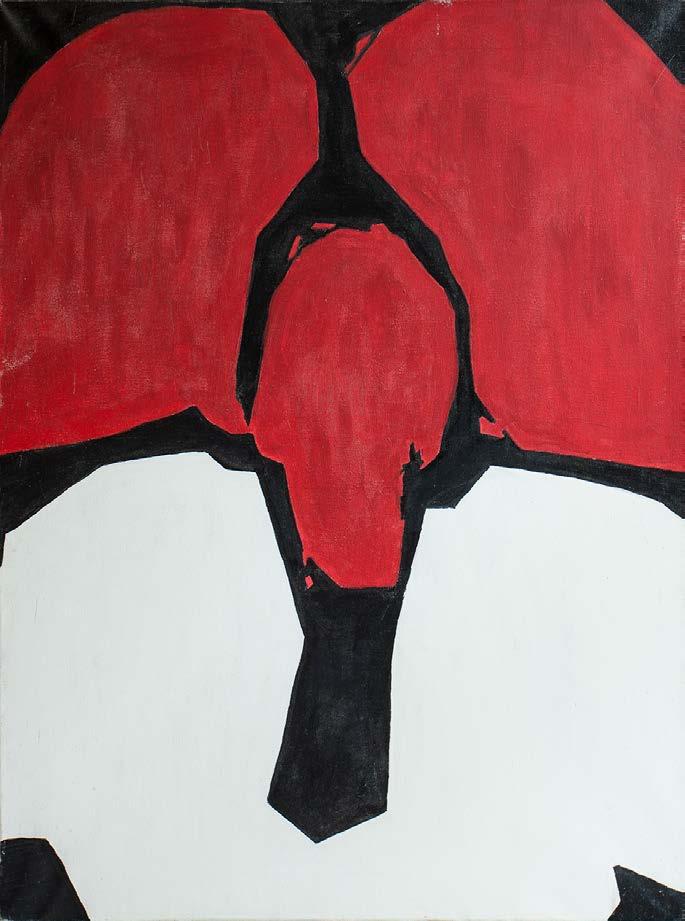 55 53. Paweł Tkaczyk bez tytułu, 2008 akryl, płótno, 81 x 60 cm, sygn.