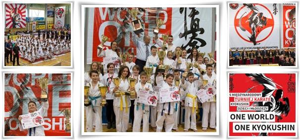 Wiadomości Poniedziałek, 25 maja 2015 Międzynarodowy Turniej Karate Kyokushin Dzieci i Młodzieży ONE WORLD