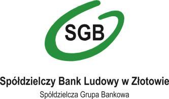 Załącznik nr 5 do Zasad ustalania i pobierania prowizji i opłat przez Spółdzielczy Bank Ludowy w Złotowie Dokument dotyczący opłat Spółdzielczy Bank Ludowy w Złotowie al.