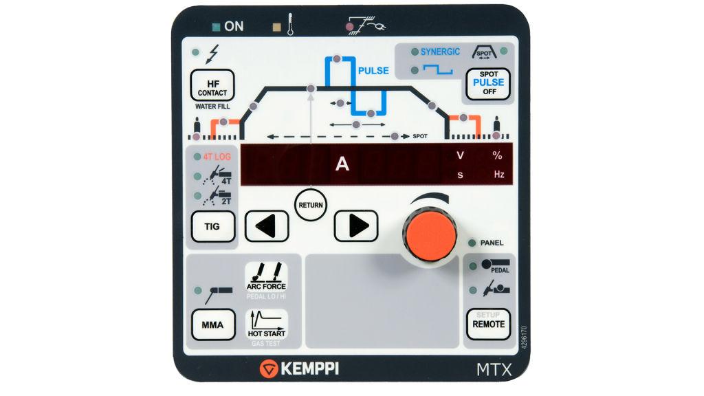 CECHY Panel sterowania MTZ Panel MTZ jest przeznaczony do użytku w zastosowaniach związanych ze spawaniem rur metodą TIG lub MMA. Panel posiada m.in.