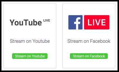 Nadawaj wydarzenia na Facebooku lub YouTube Twój webinar może być również nadawany w czasie rzeczywistym na takich platformach jak Facebook oraz YouTube.