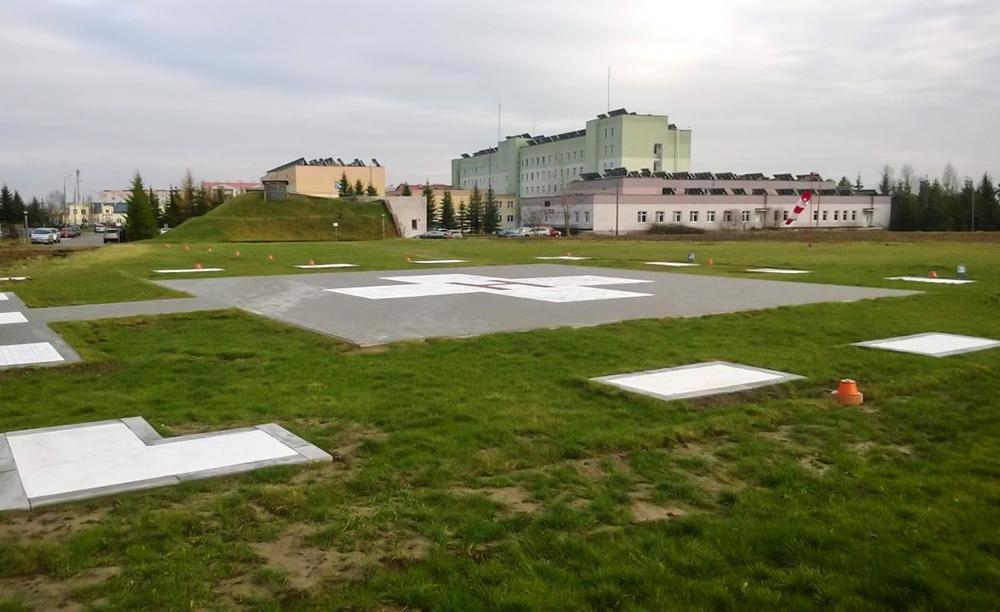zapewniającymi dojazd do oddziału SOR oraz strefy oczekiwania karetek i personelu medycznego w czasie operacji lądowania. Przepisy w zakresie ratownictwa i zabezpieczenia p.poż.
