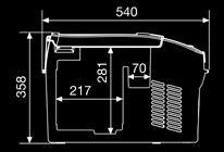 35 W 0,29 Ah / h przy temperaturze otoczenia +20 C, 0,61 Ah / h przy temperaturze otoczenia +32 C, obie wartości przy temperaturze wewnątrz urządzenia +5 C od +10 C do 18 C, regulacja za pomocą