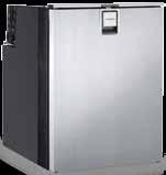 DOMETIC COOLMATIC CRD 50S SZUFLADOWA LODÓWKA KOMPRESOROWA Z PANELEM PRZEDNIM ZE STALI NIERDZEWNEJ Pojemność ok. 38,5 litra 12 / 24 V DC Średni pobór mocy ok.