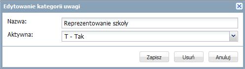 Zarządzanie słownikami w module Administrowanie 21 Usuwanie kategorii słownika odbywa się za pomocą przycisku Usuń. Temat 1.