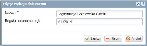 34 Materiały dla uczestnika instruktażu Reguła przedstawia się w następujący sposób ##/rok/##. Ćwiczenie 2.