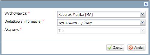 Ewidencja pracowników Rejestrowanie pracowników i określenie ich uprawnień w systemie odbywa się w widoku