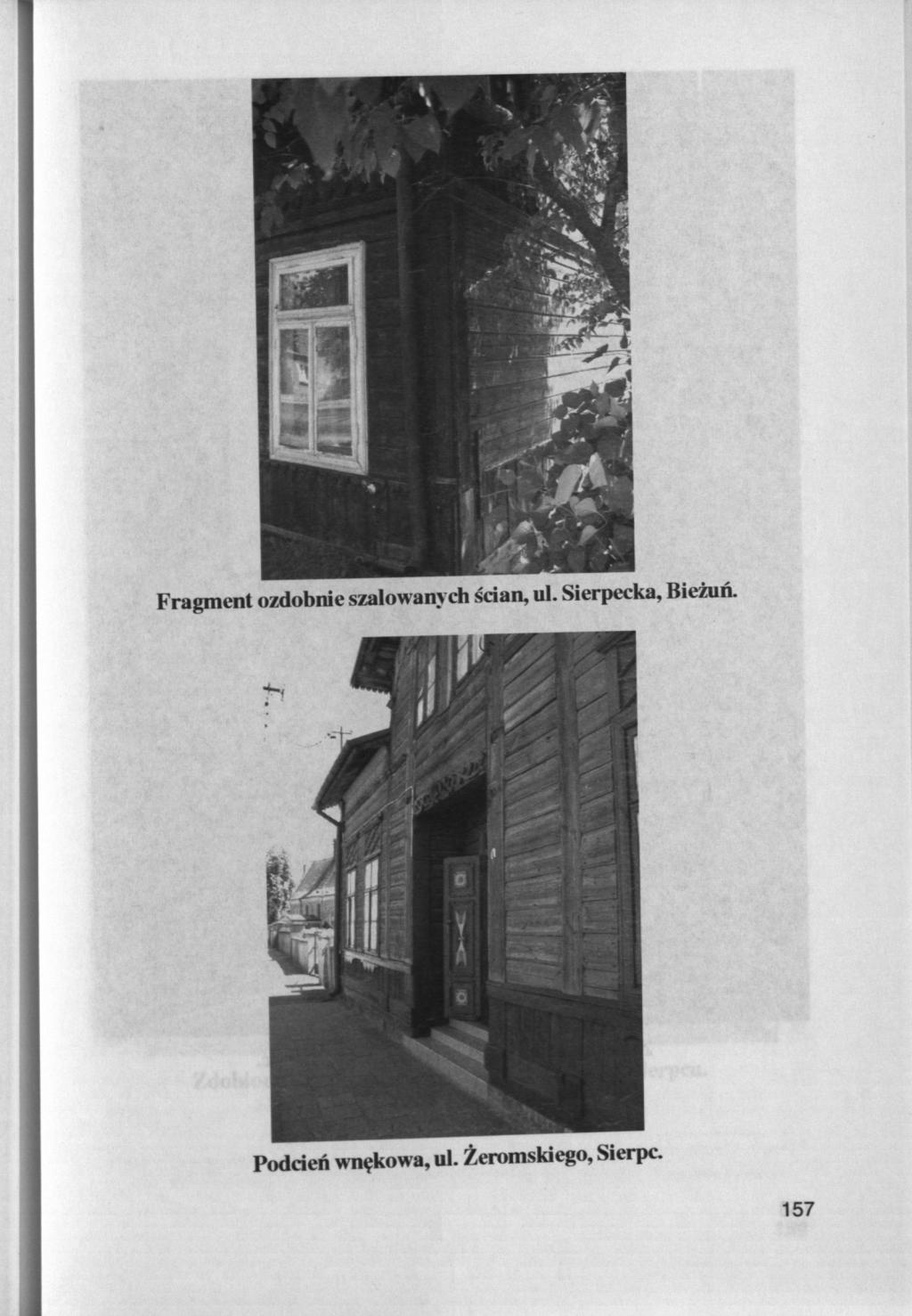 Fragment ozdobnie szalowanych ścian, ul.