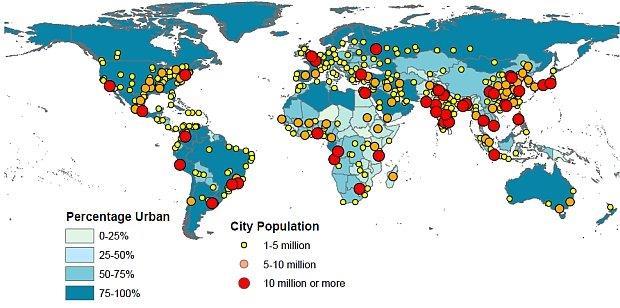 Przyrost ludności Indii, Chin i Nigerii będzie stanowił aż 37 proc. globalnego wzrostu liczby ludności w miastach do 2050 r.