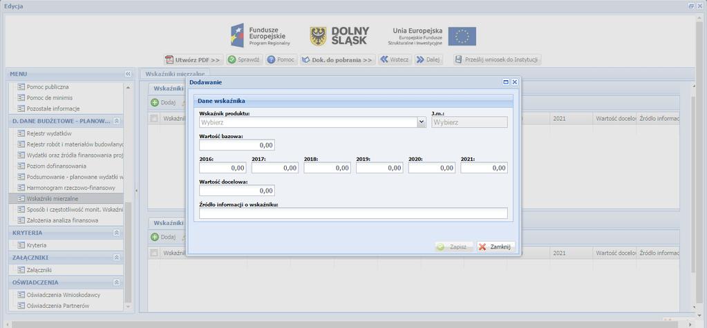 adekwatność wskaźnik powinien być dostosowany do charakteru projektu oraz oczekiwanych efektów związanych z jego realizacją; mierzalność wskaźnik powinien być kwantyfikowalny, a więc wyrażony w