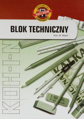 Blok rysunkowy przeznaczony jest głównie dla dzieci w wieku szkolnym na zajęcia plastyczne.