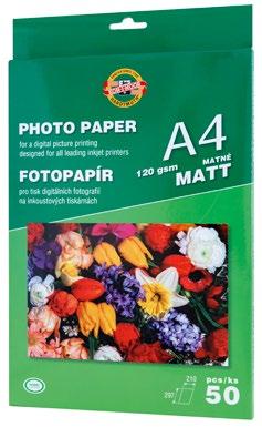 118 PAPIER FOTOGRAFICZNY 9757L150 9757L200 9757M120 9757M190 Papier przeznaczony jest do drukarek atramentowych.